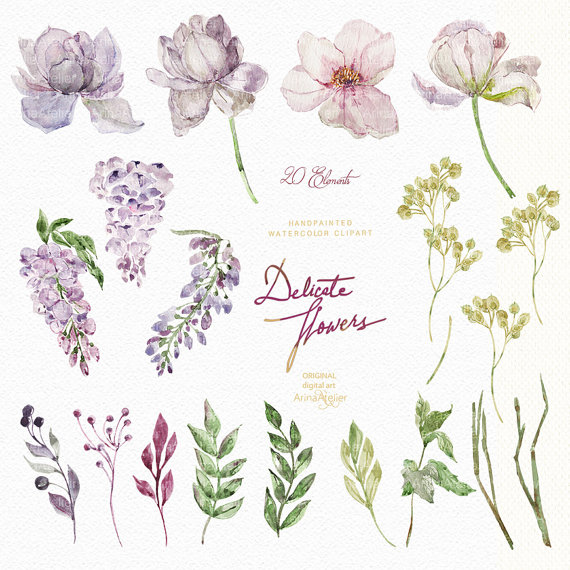 clipart delicate flowers - photo #14
