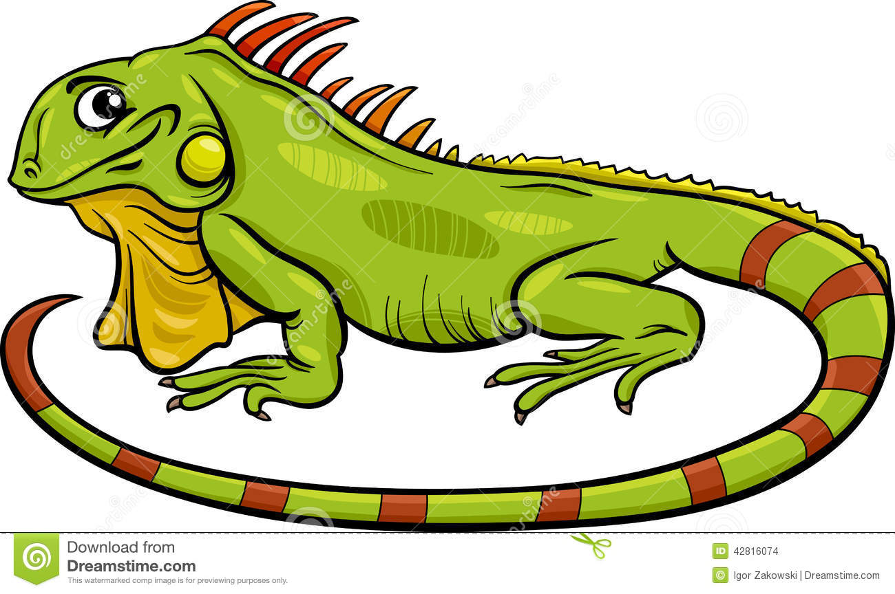 Green iguana clipart - Clipground