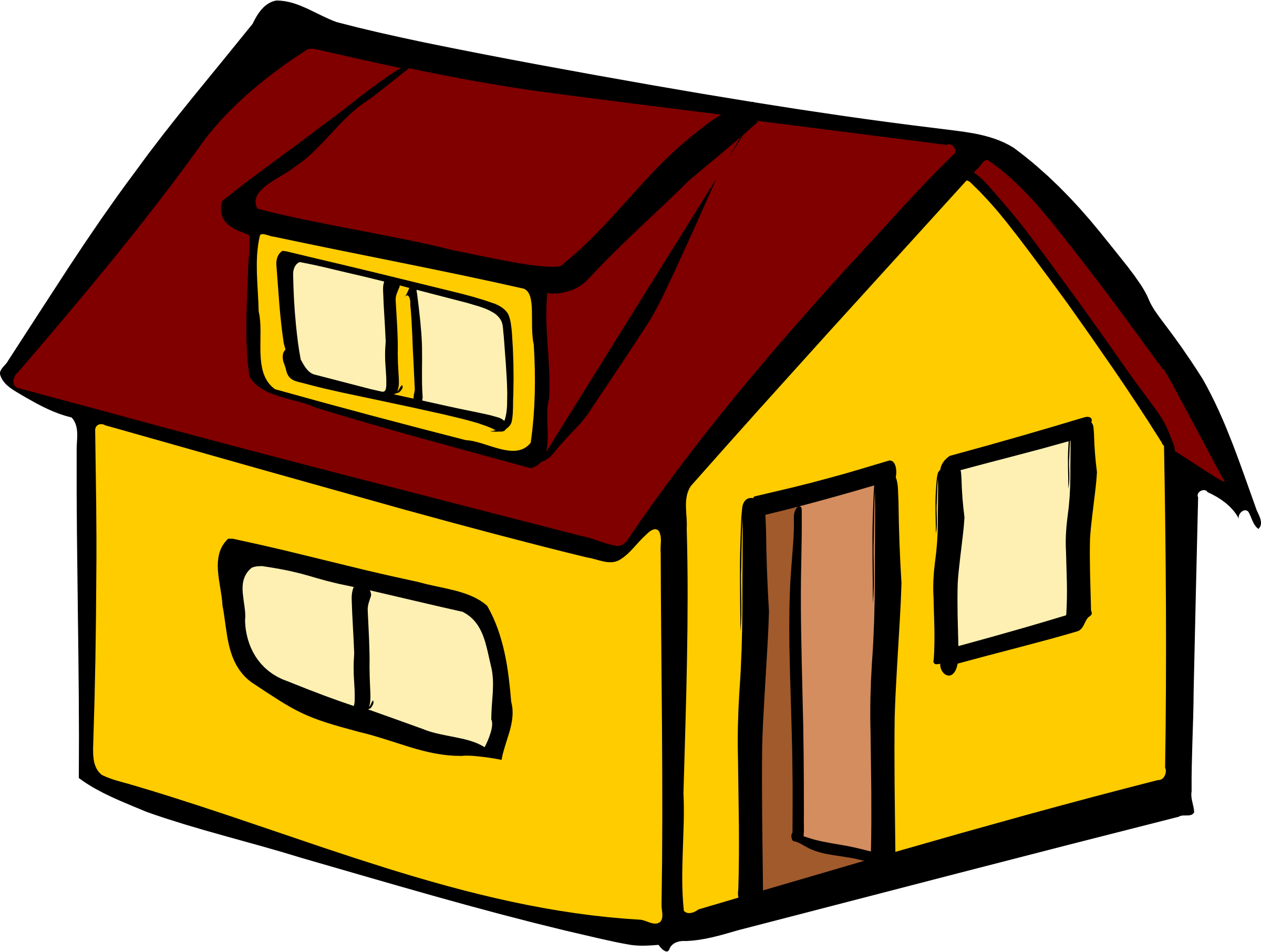 semi detached house clipart - photo #8