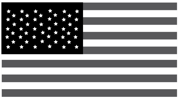 American Flag Black And White Png Png Image Collection