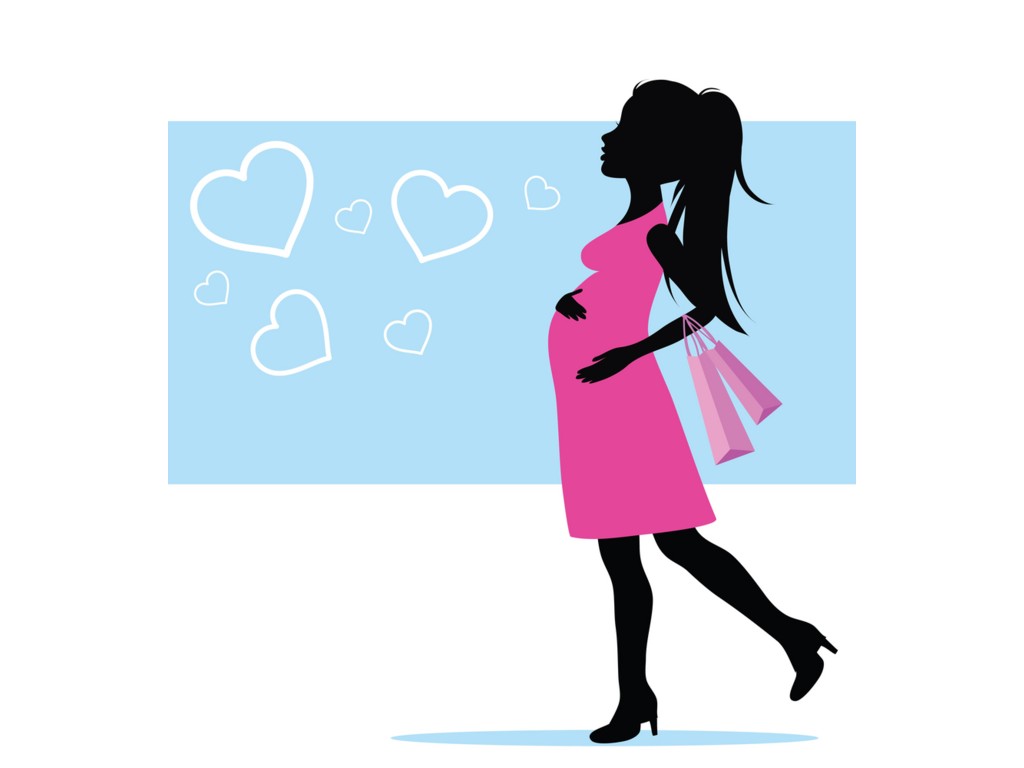 pregnant woman clipart shilloette - Clipground