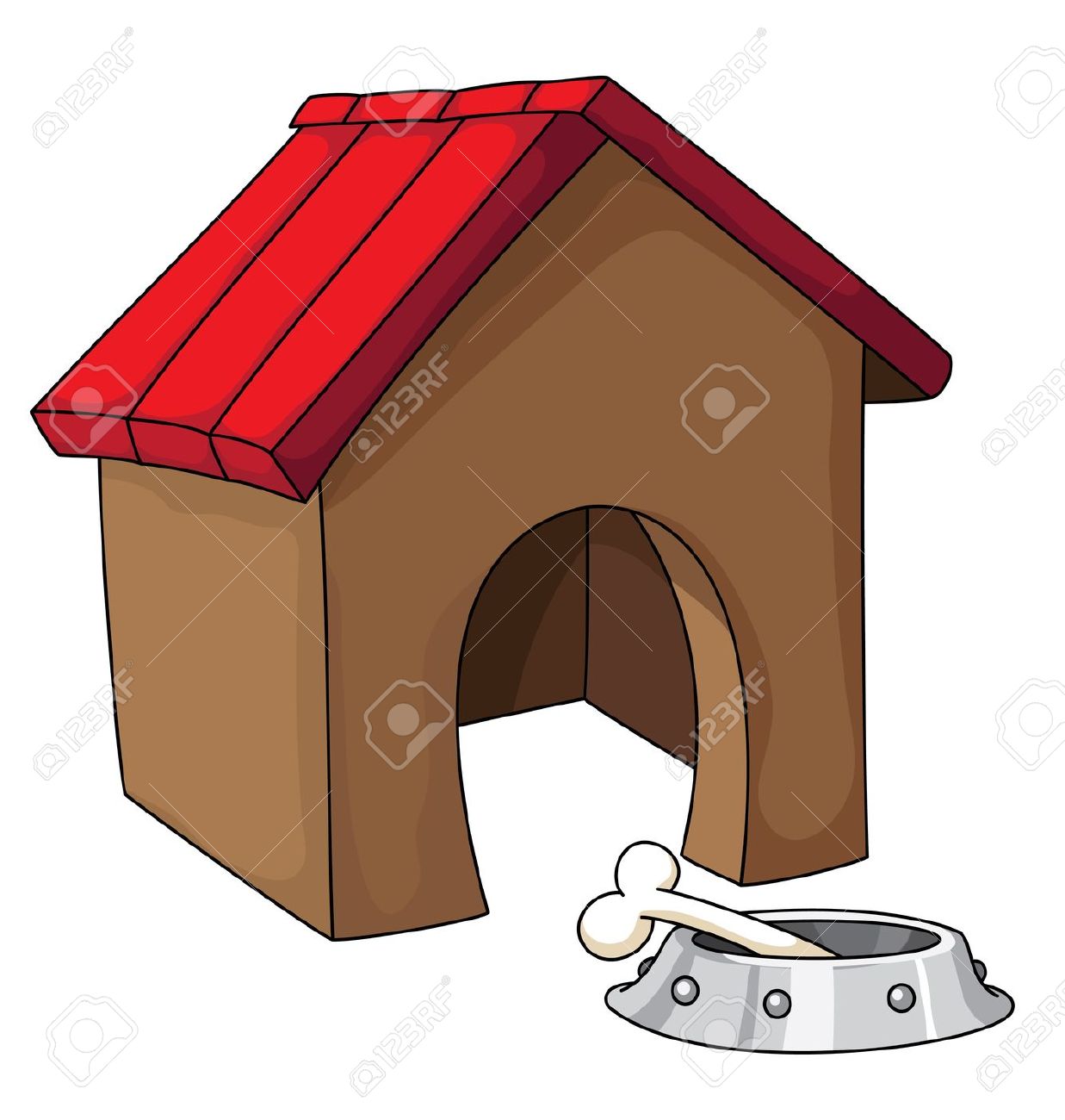 Dog kennel clipart - Clipground