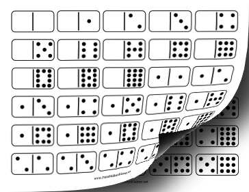 Domino tile clipart - Clipground