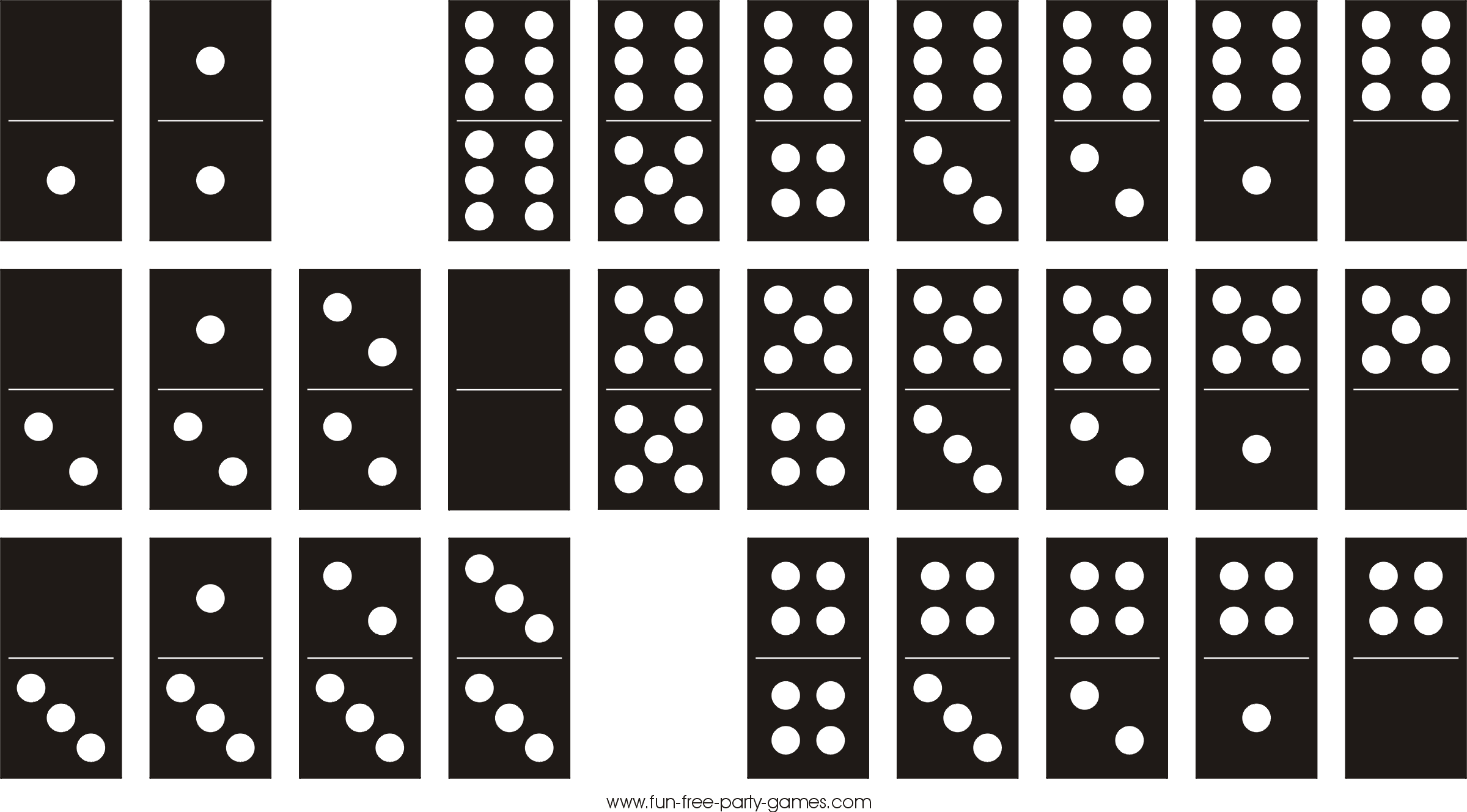 Domino tiles clipart - Clipground