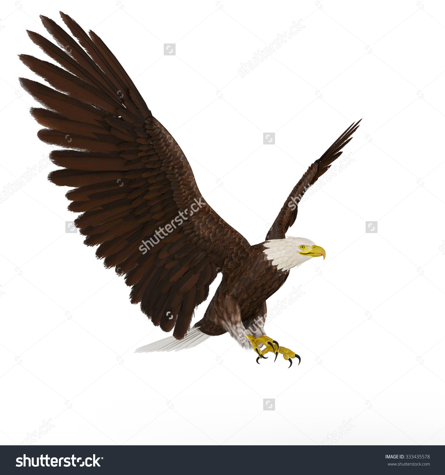 eagle landing clip art - photo #6