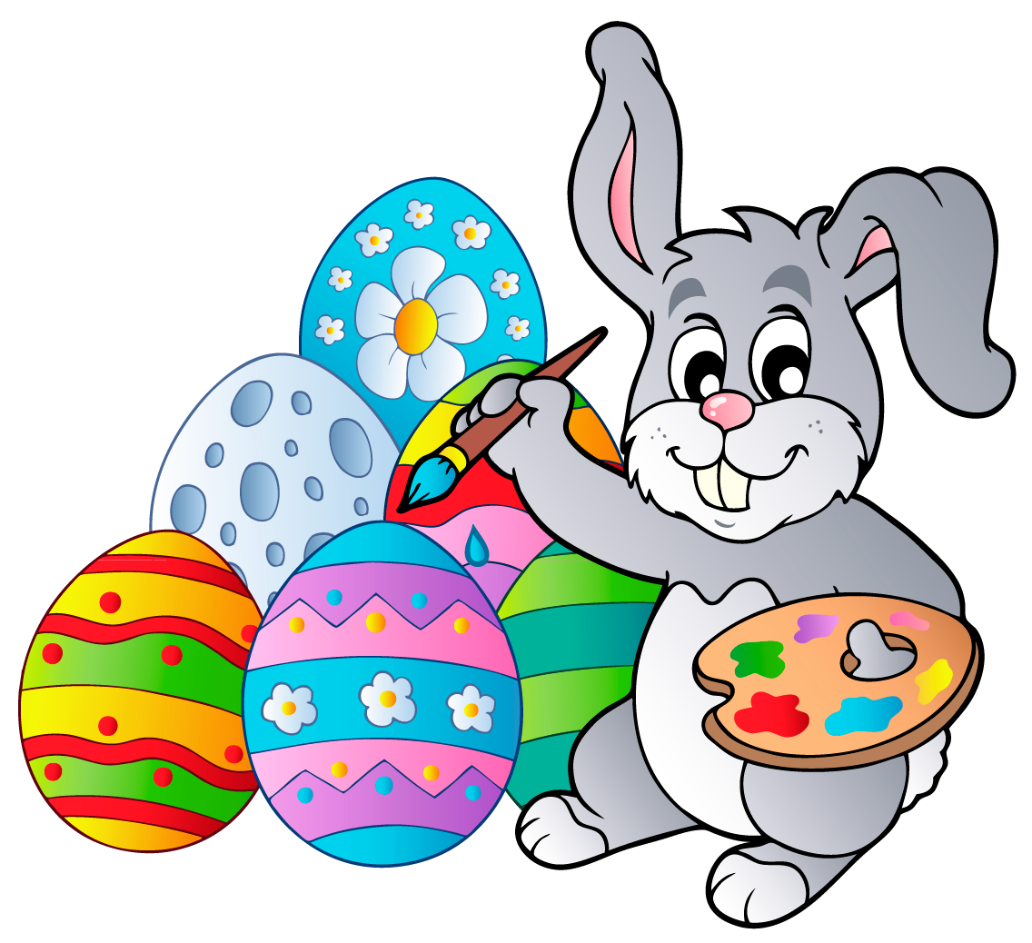 Easter bunny clipart - Clipground