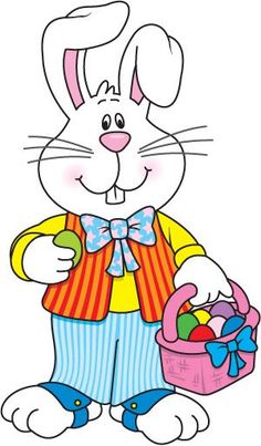 clipart easter bunny exercising image - Clipground