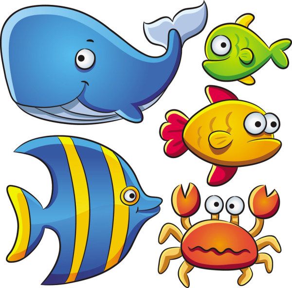 easy water animal clipart - Clipground