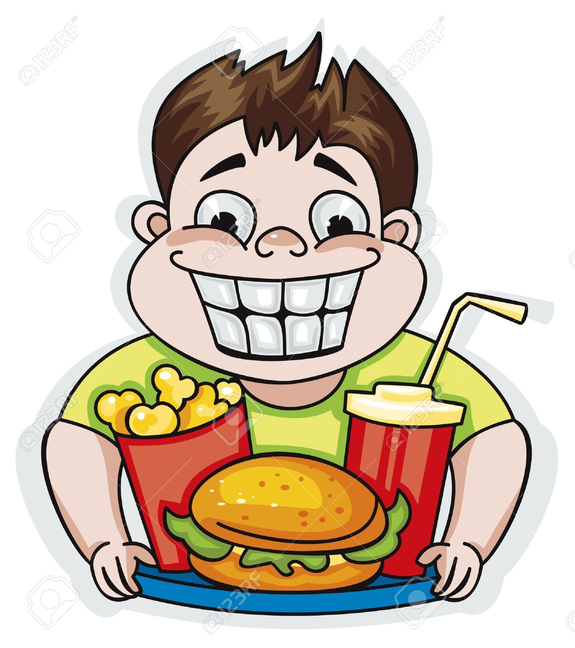 clipart fat man eating - photo #13