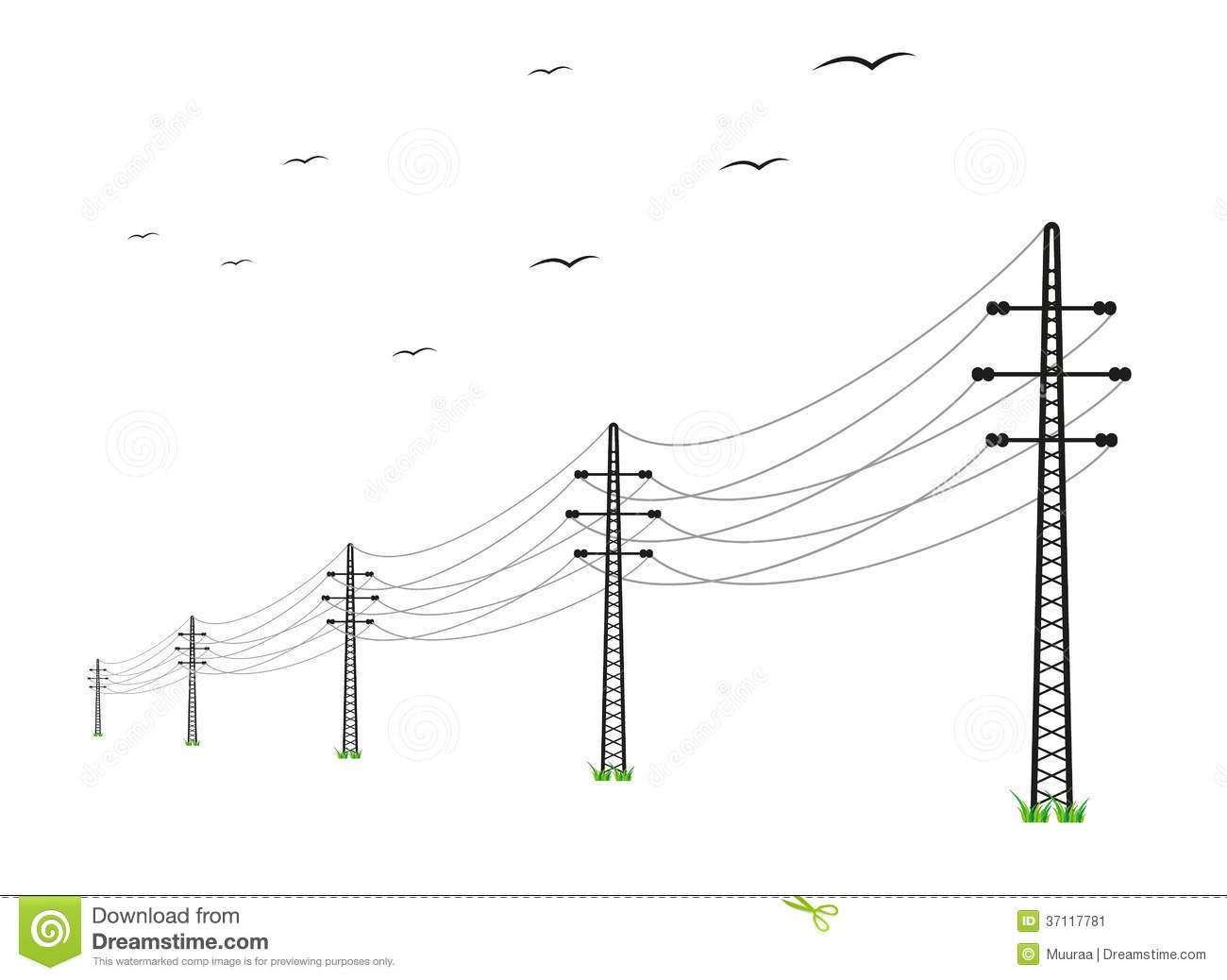 clipart of power lines - photo #19