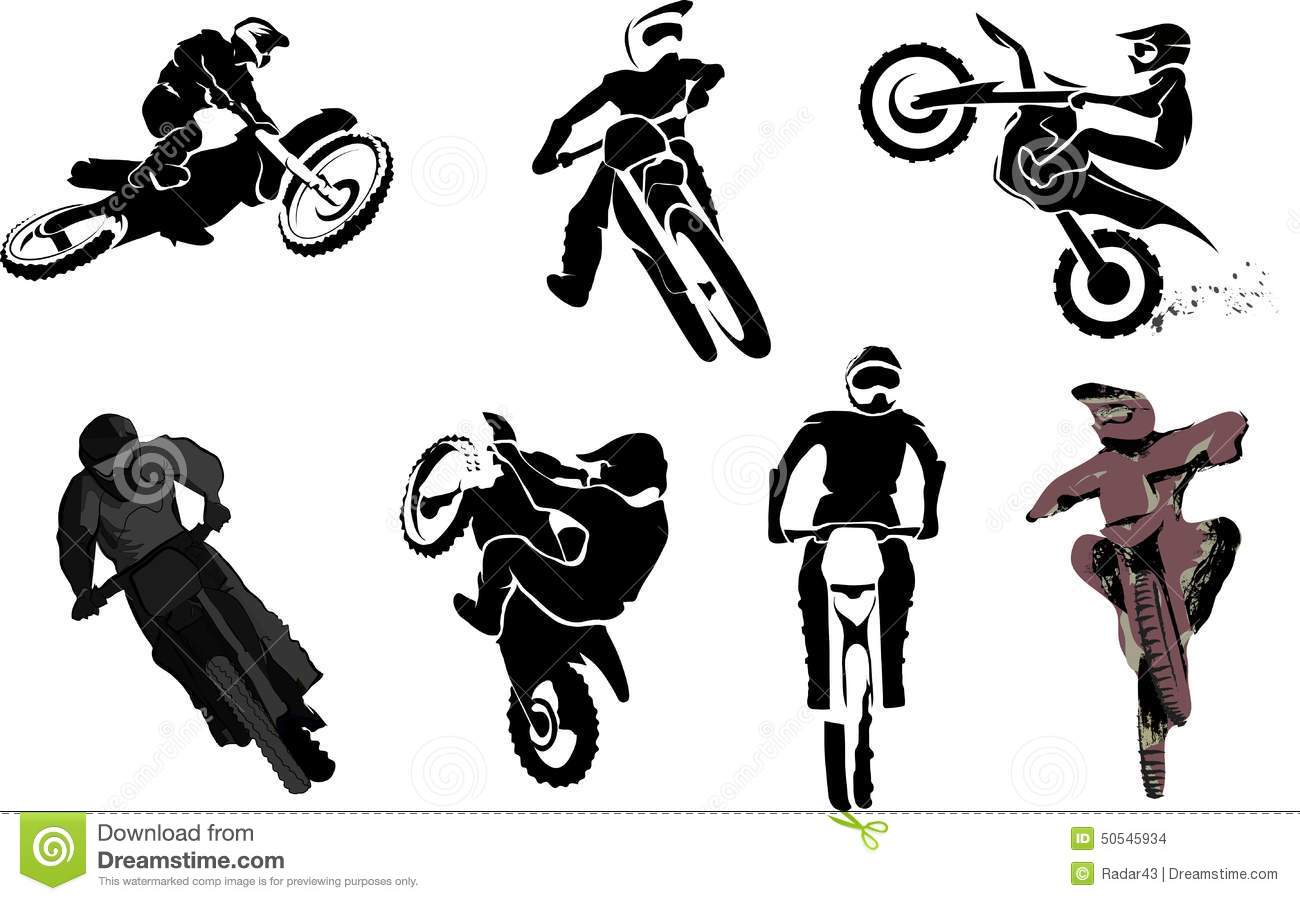 free vector clipart motocross - photo #41