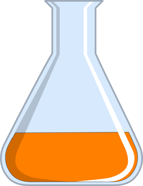 Erlenmeyer flask clipart - Clipground