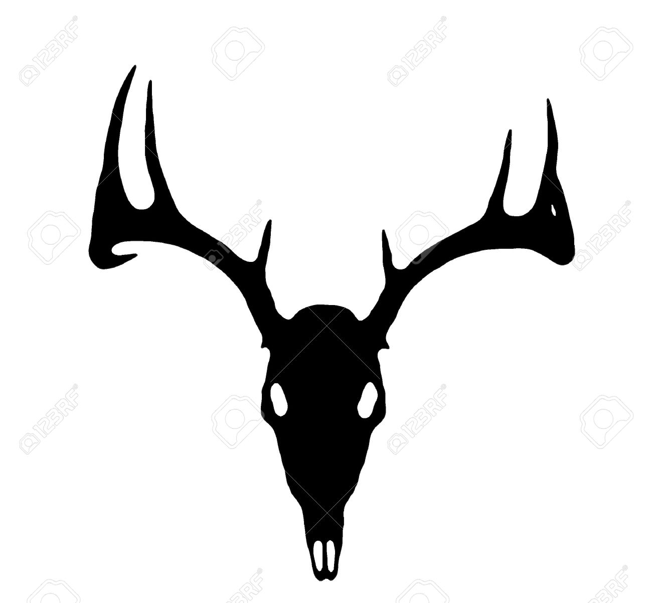 deer skull clip art free - photo #25