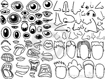 Eyes Nose Mouth Clipart Clipground 42 Coloring Pages