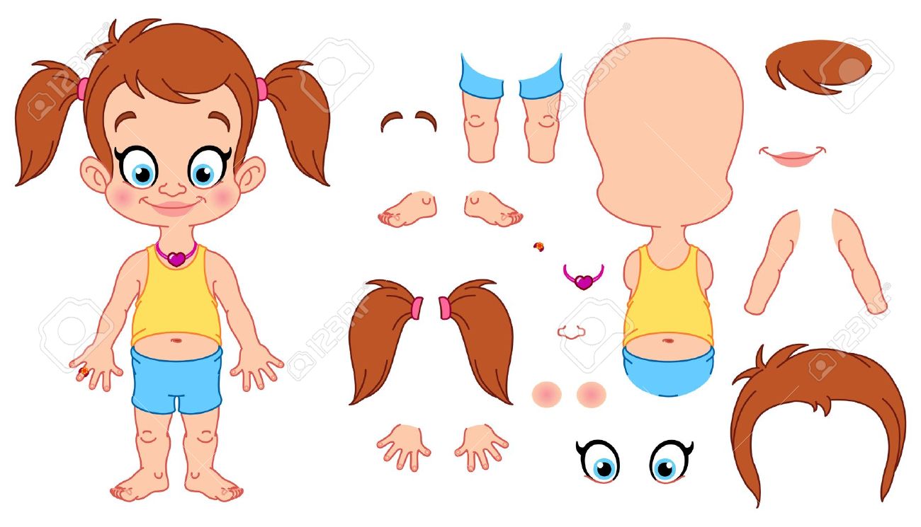 face parts body clipart - Clipground