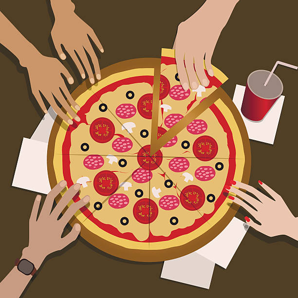 clipart eating pizza - photo #31
