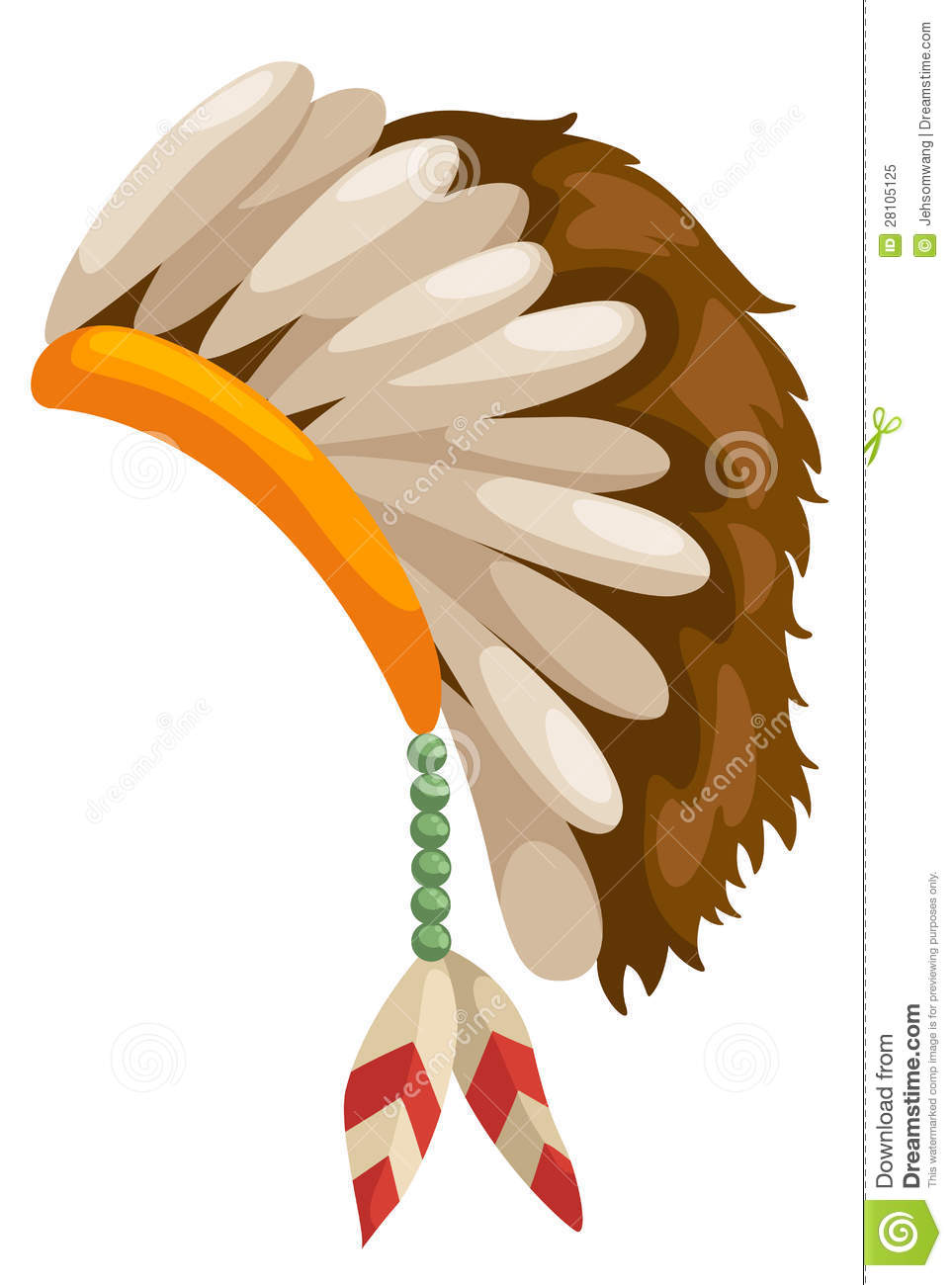 Feathered headdress clipart - Clipground