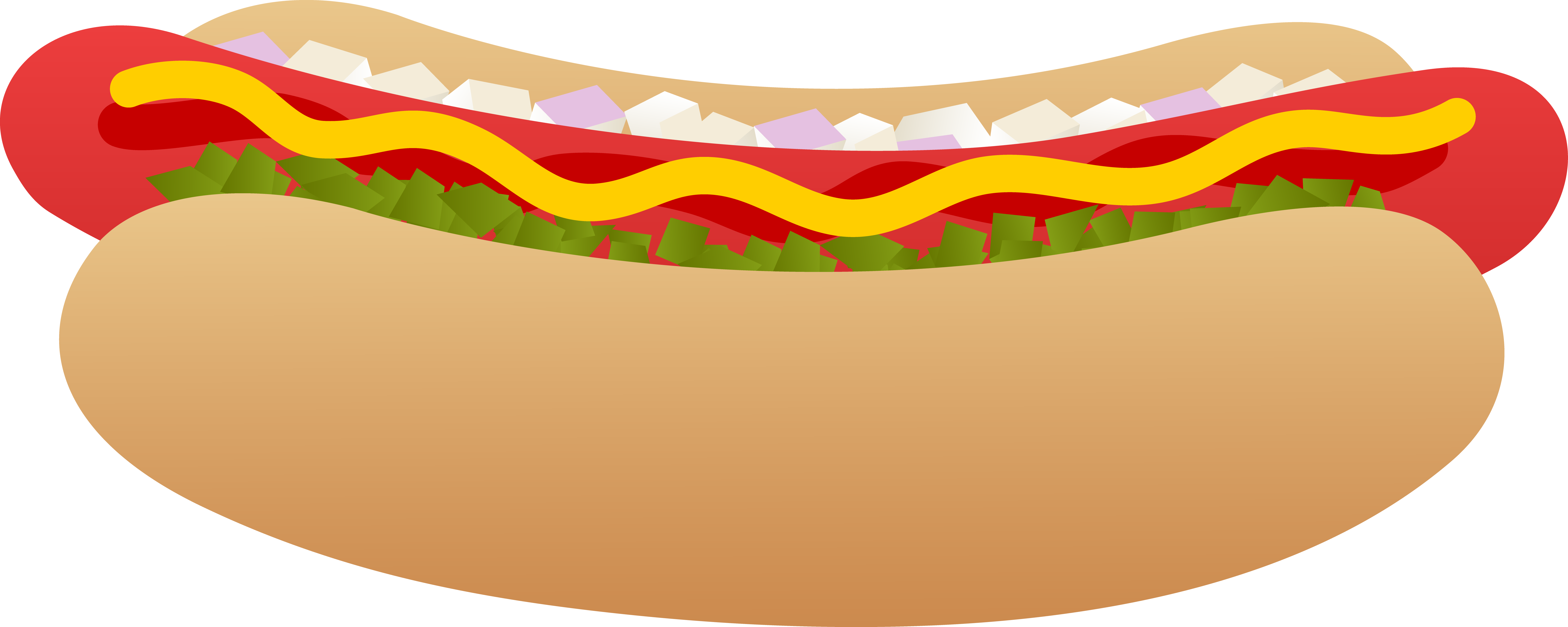 Hot dog sausage clipart - Clipground