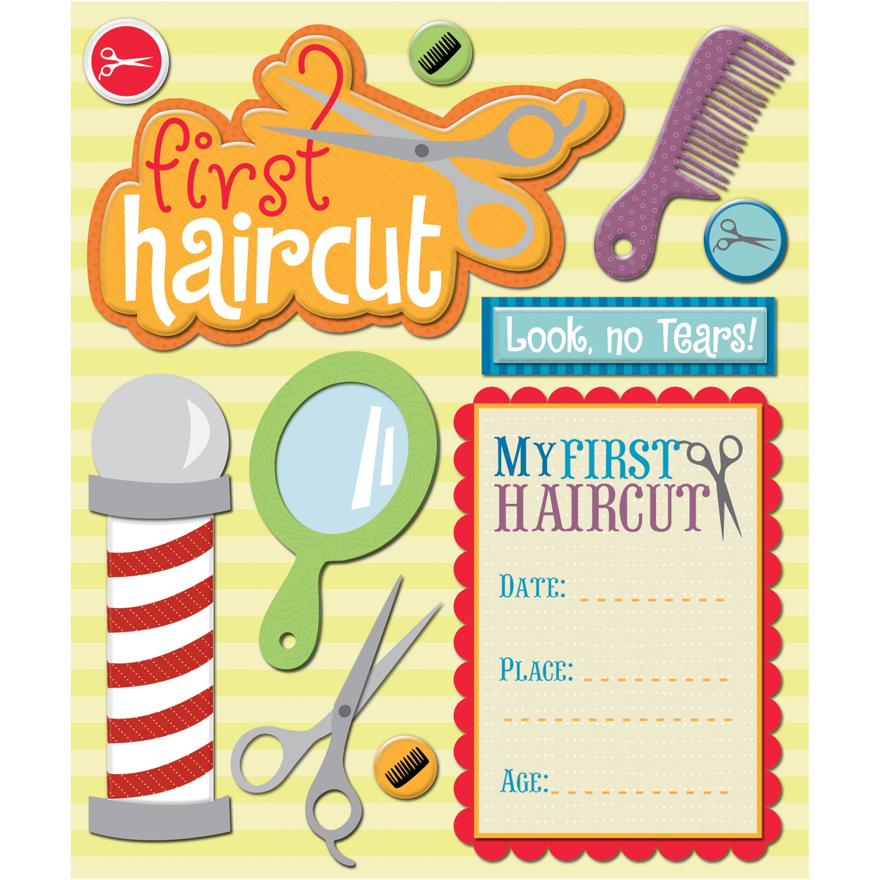 My First Haircut Certificate Free Printable