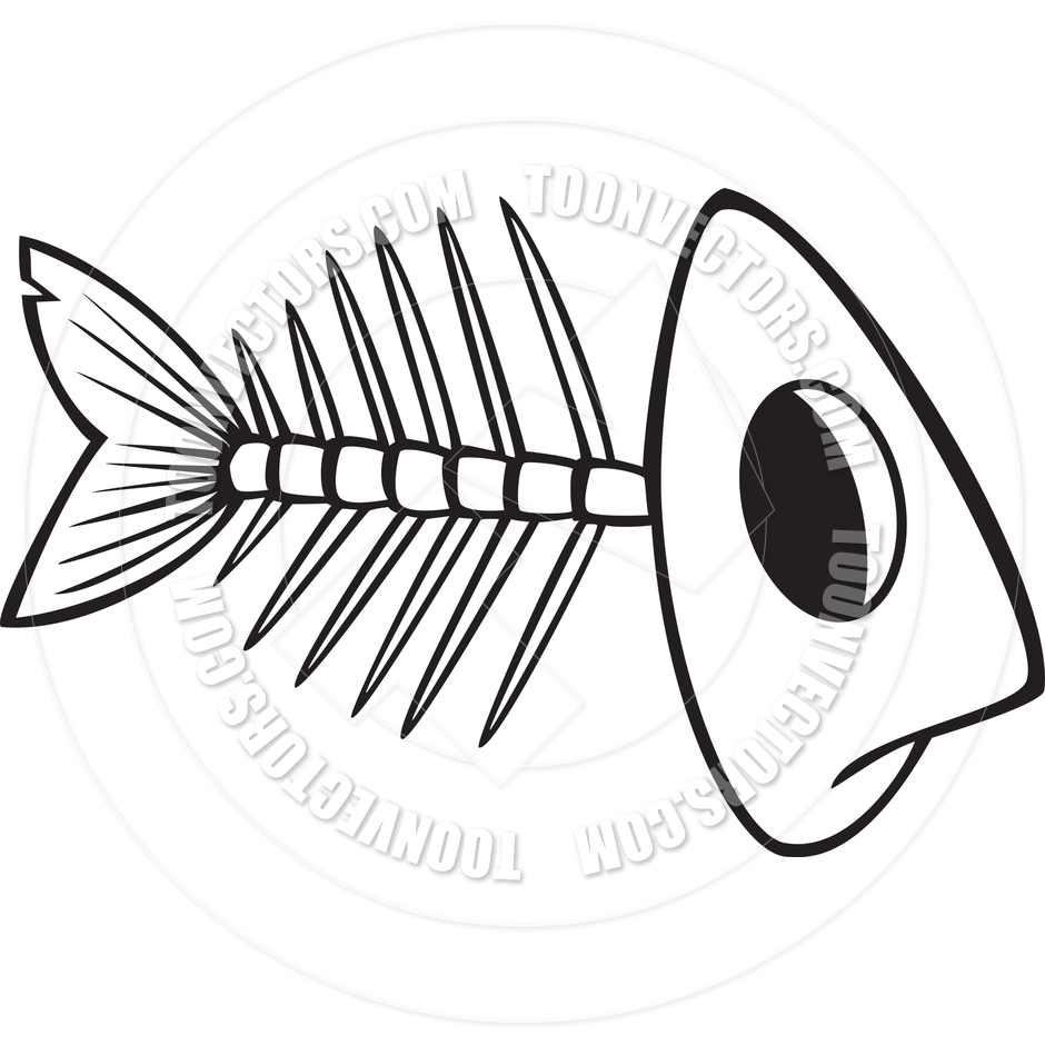free clip art fish skeleton - photo #24