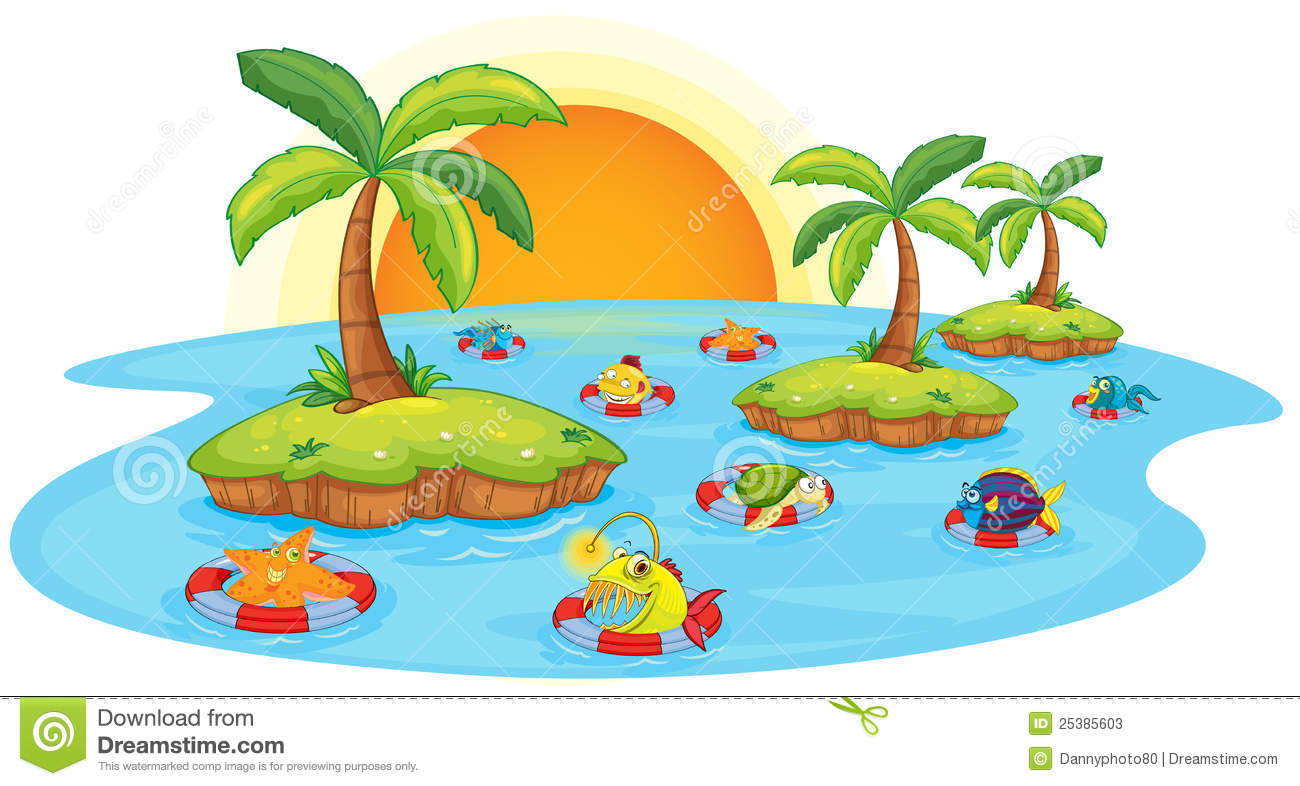 fish pond clipart - photo #10