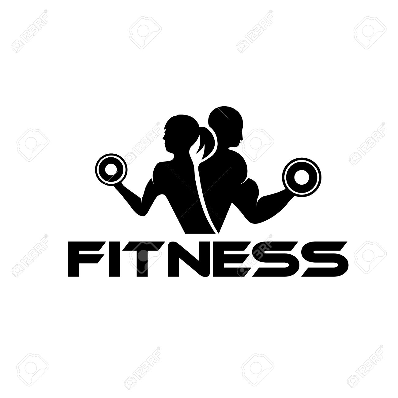 clipart female fitness - photo #15