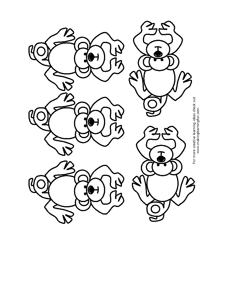 Five Little Monkeys In A Tree Clipart Clipground