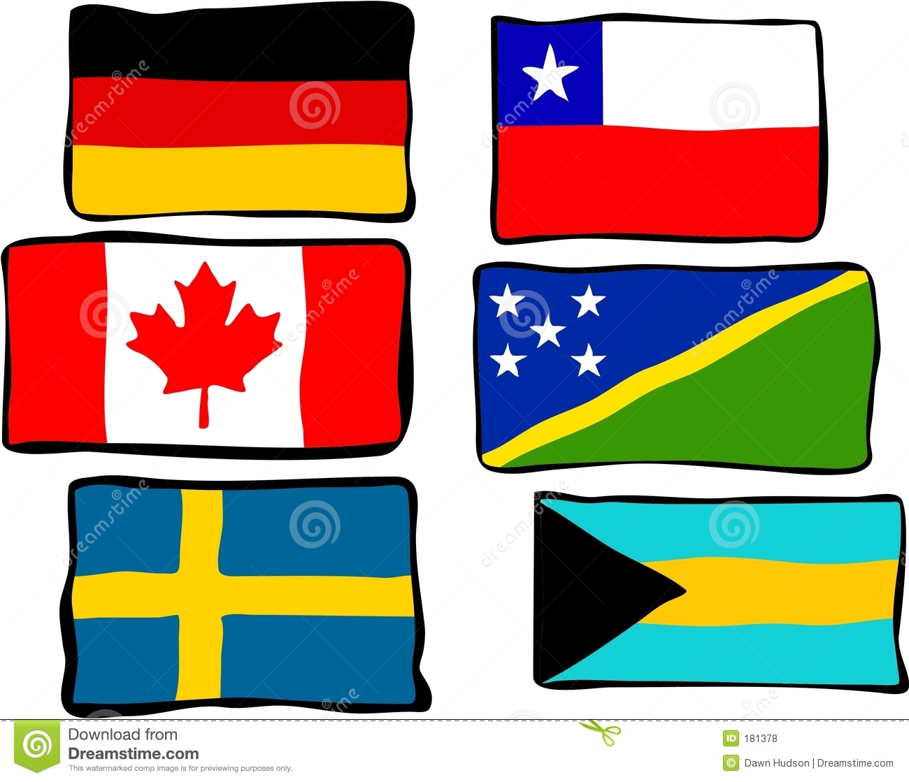 flags of the world clipart - photo #25