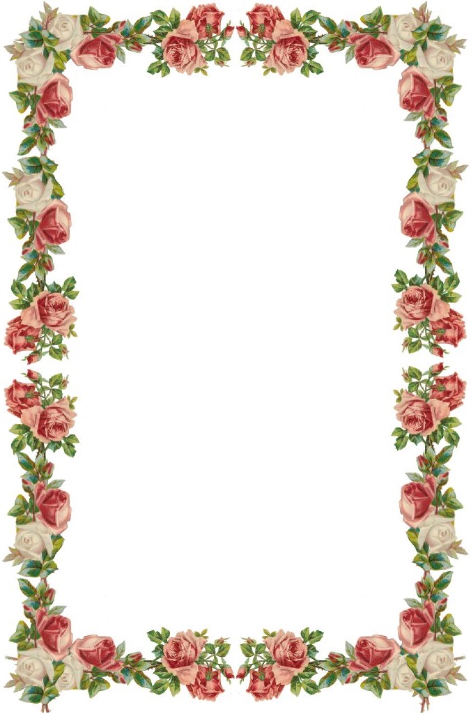 floral borders clipart - Clipground