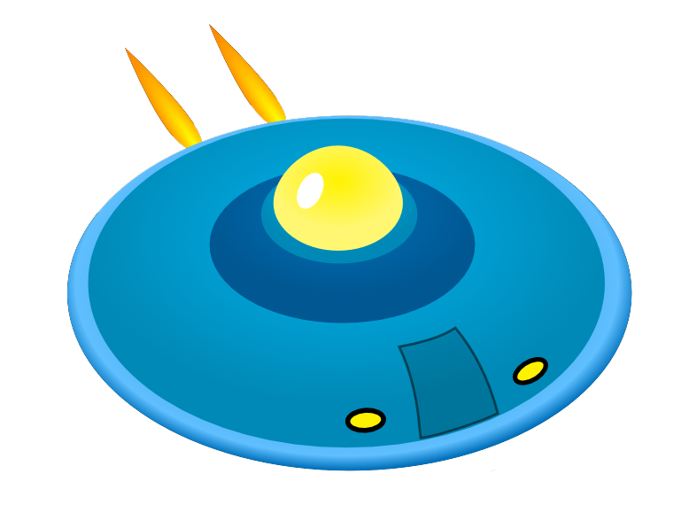 Flying saucer clipart - Clipground