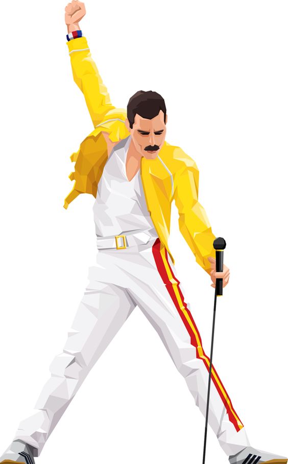 Freddie mercury clipart - Clipground