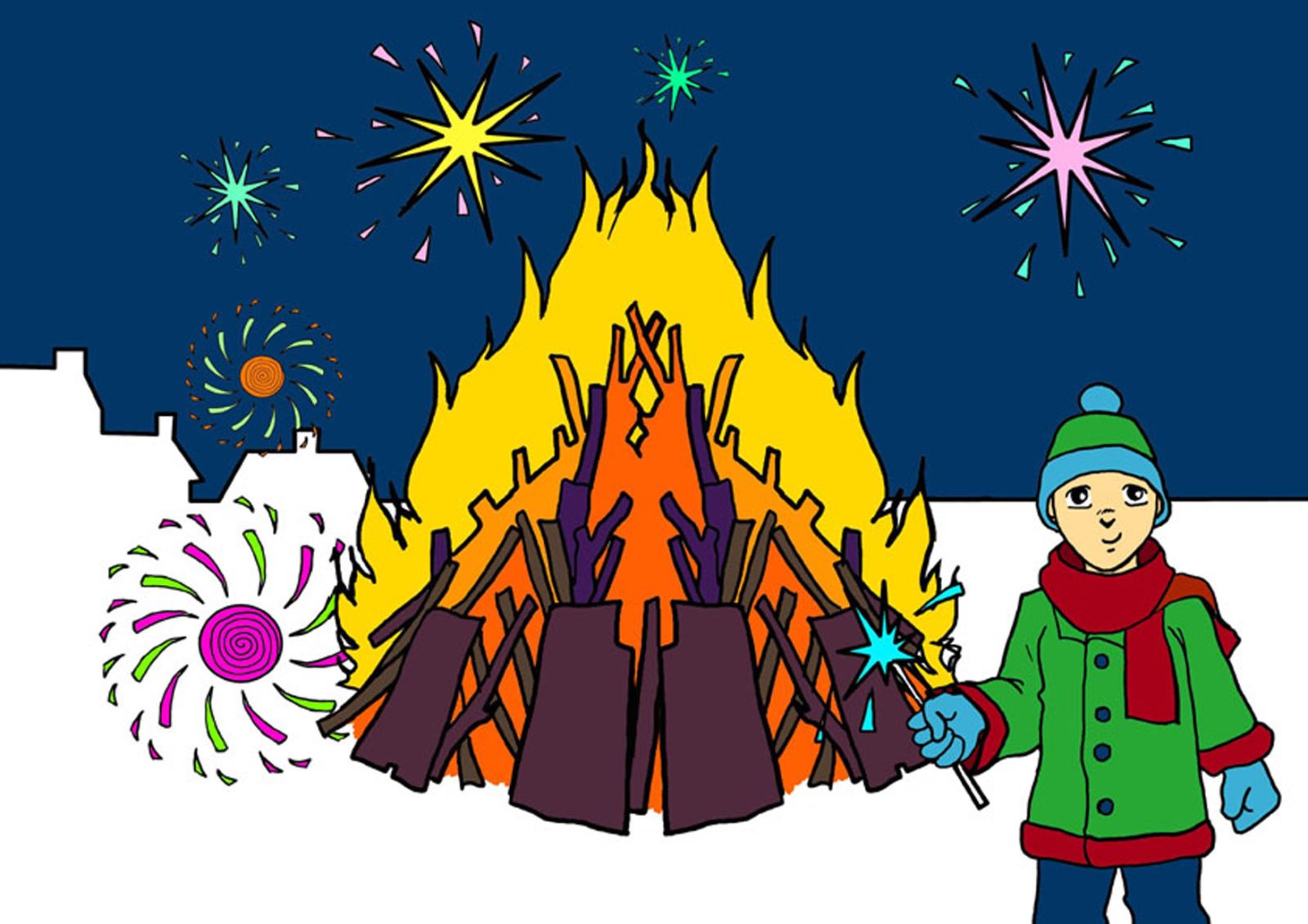 free bonfire night clipart - Clipground