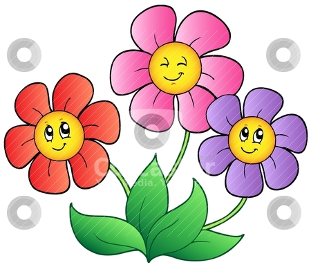 free cartoon flower clipart - Clipground