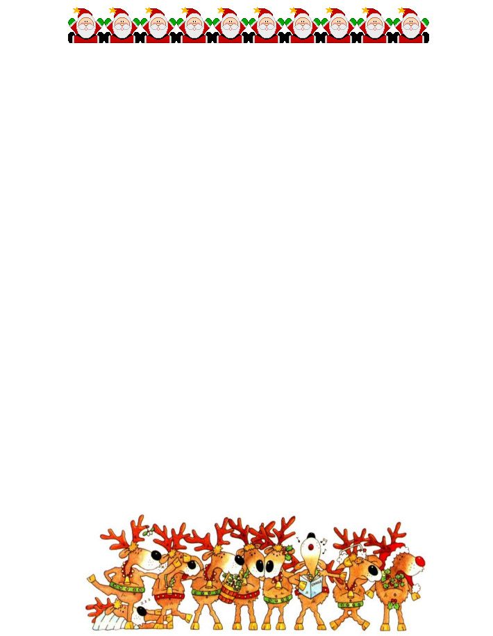 Free Christmas Letterhead Clipart Clipground