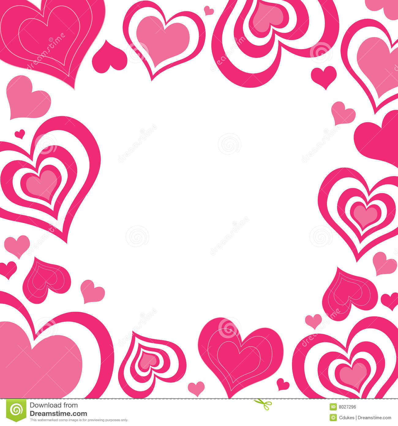 Free Clipart Heart Borders Clipground