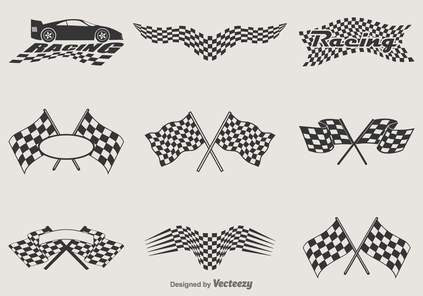 free clipart of color racing flags - Clipground