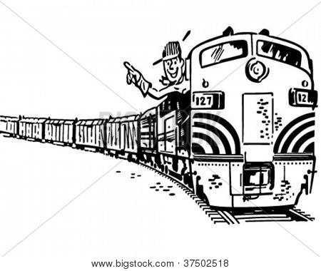 Freight train clipart - Clipground