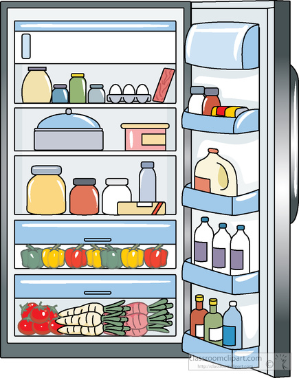 clipart of refrigerator - photo #18