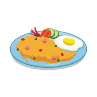 Fried rice clipart - Clipground