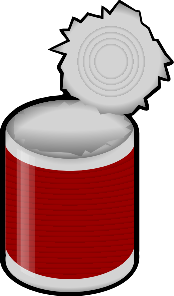 Metal cans clipart - Clipground