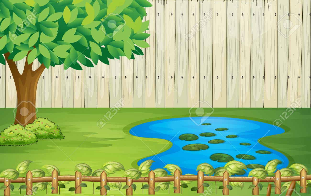 Garden pond clipart - Clipground