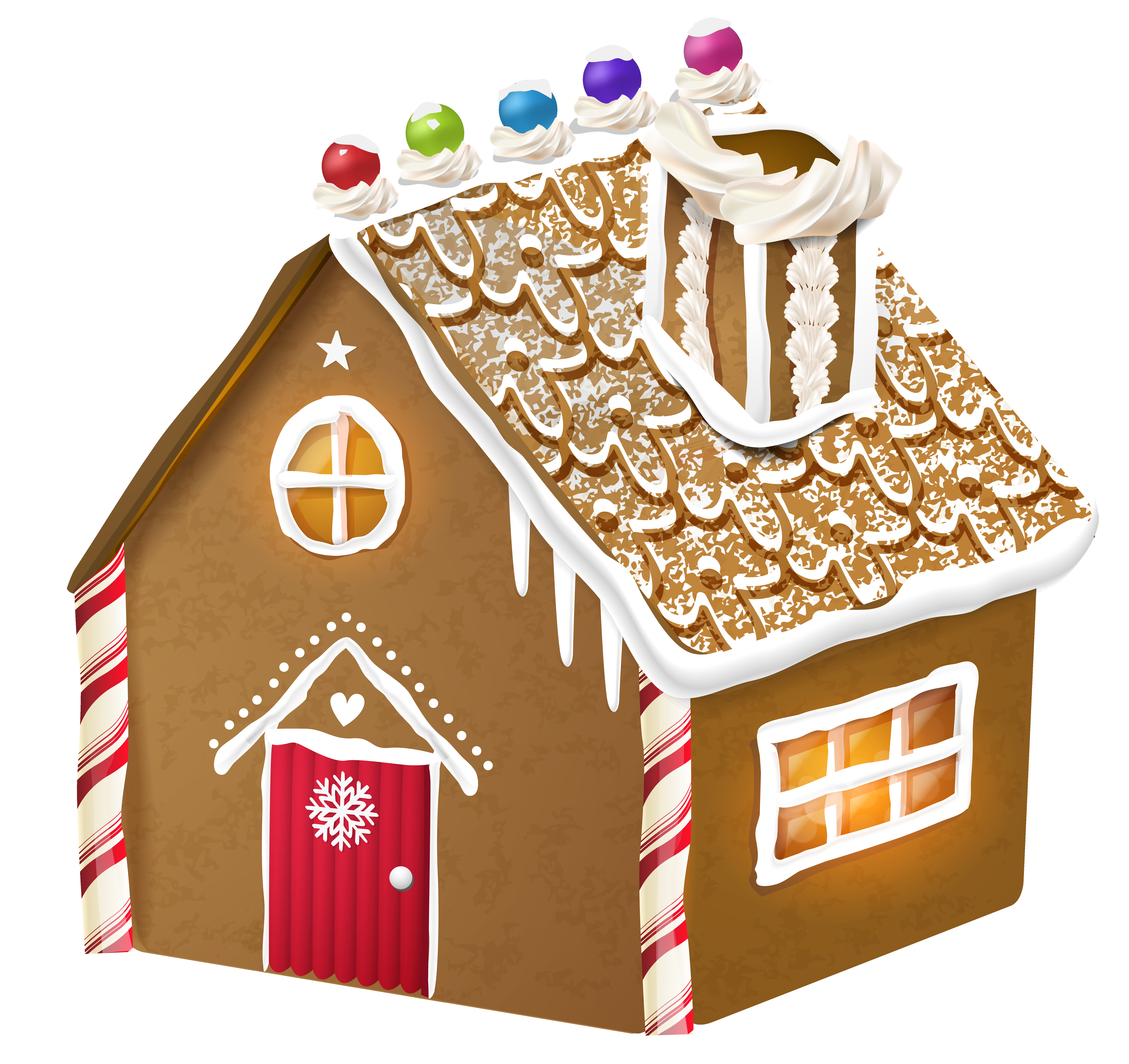free christmas clip art gingerbread house - photo #8