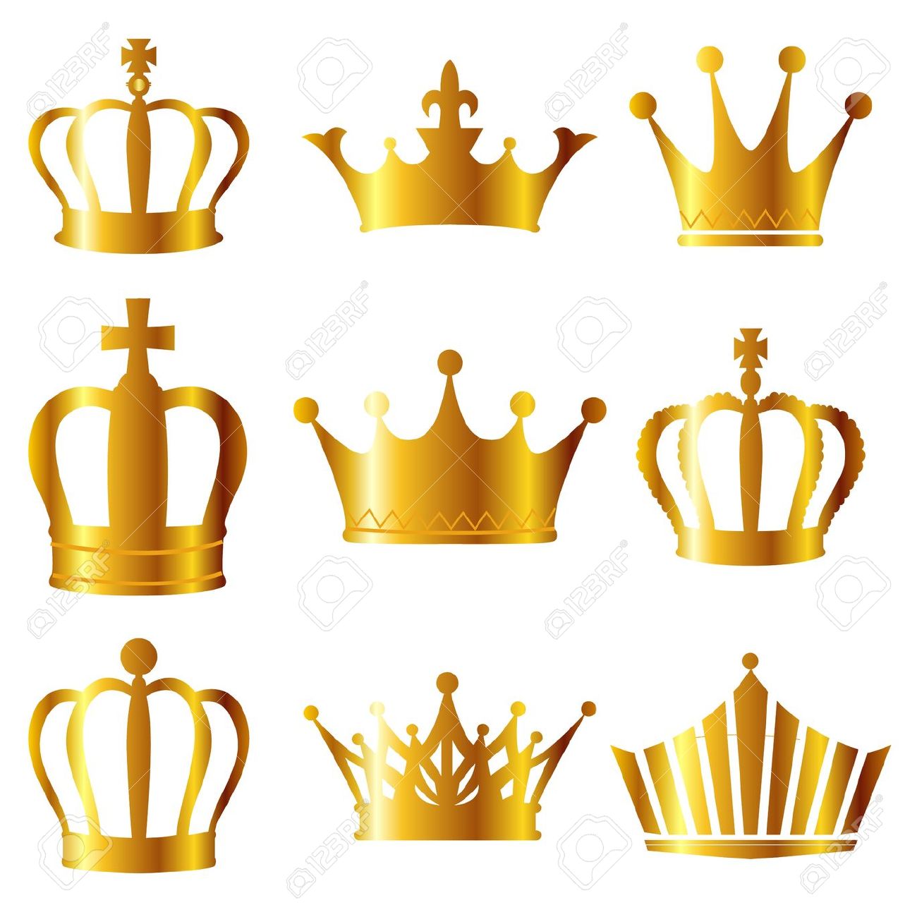 Gold Crown King Clipart Clipground