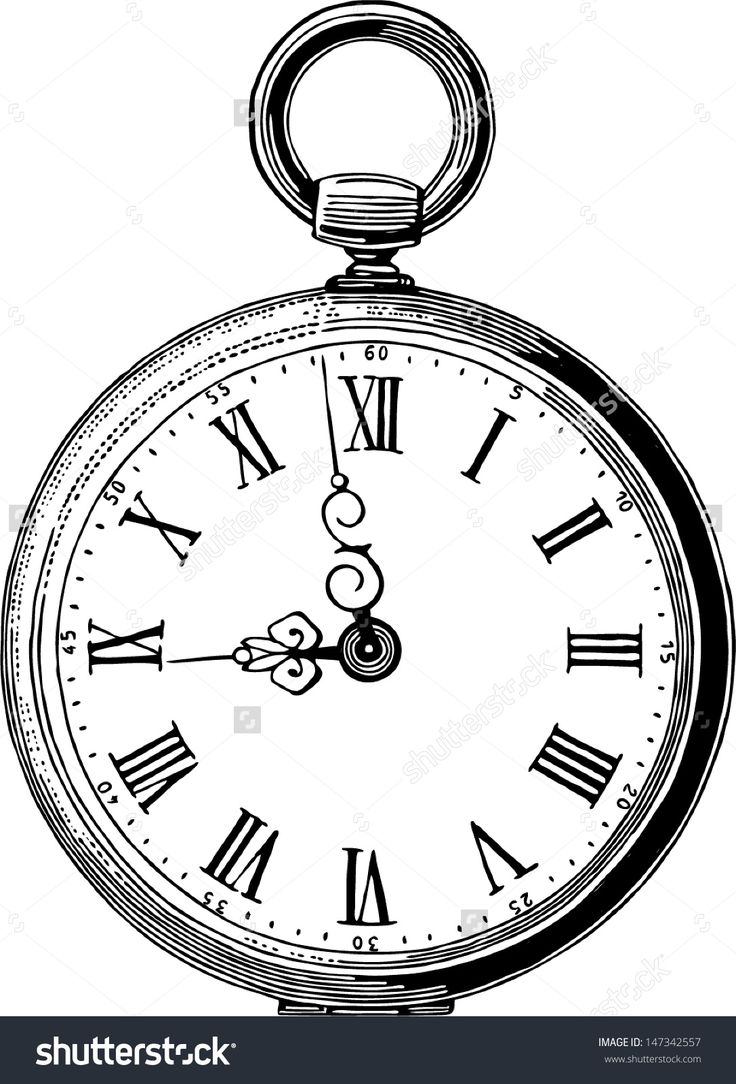 gold pocket watch clipart - Clipground