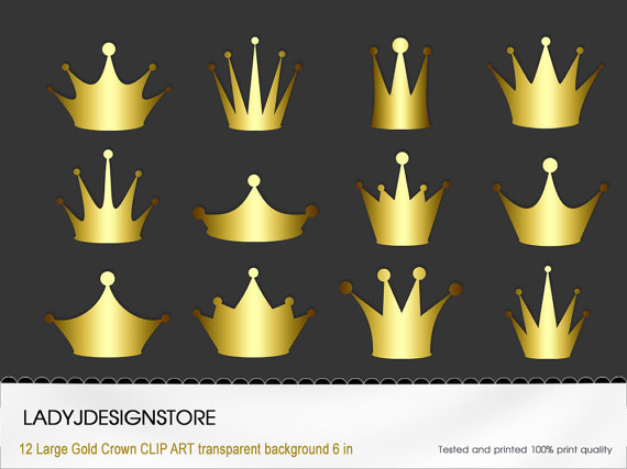 gold crown clipart - photo #22
