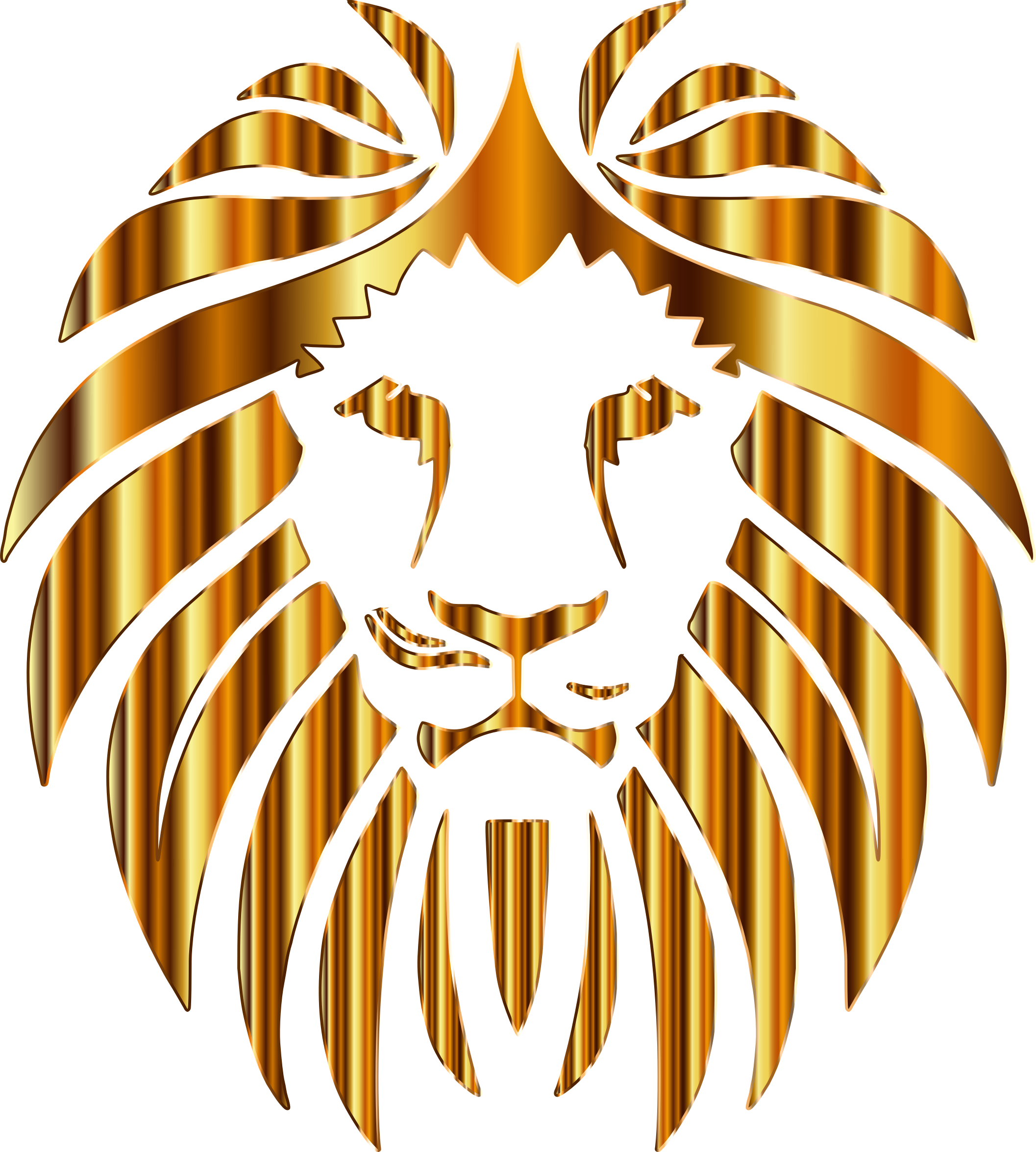 Golden lion clipart - Clipground