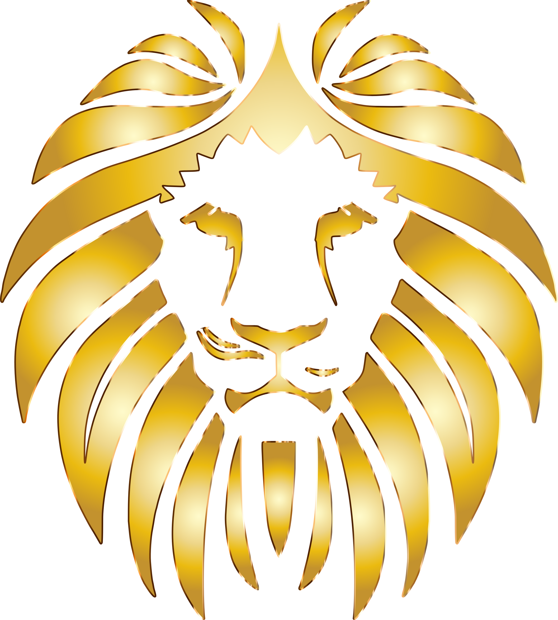 Lion Head Logo Clip Art Lion Head Stock Illustration Download Image