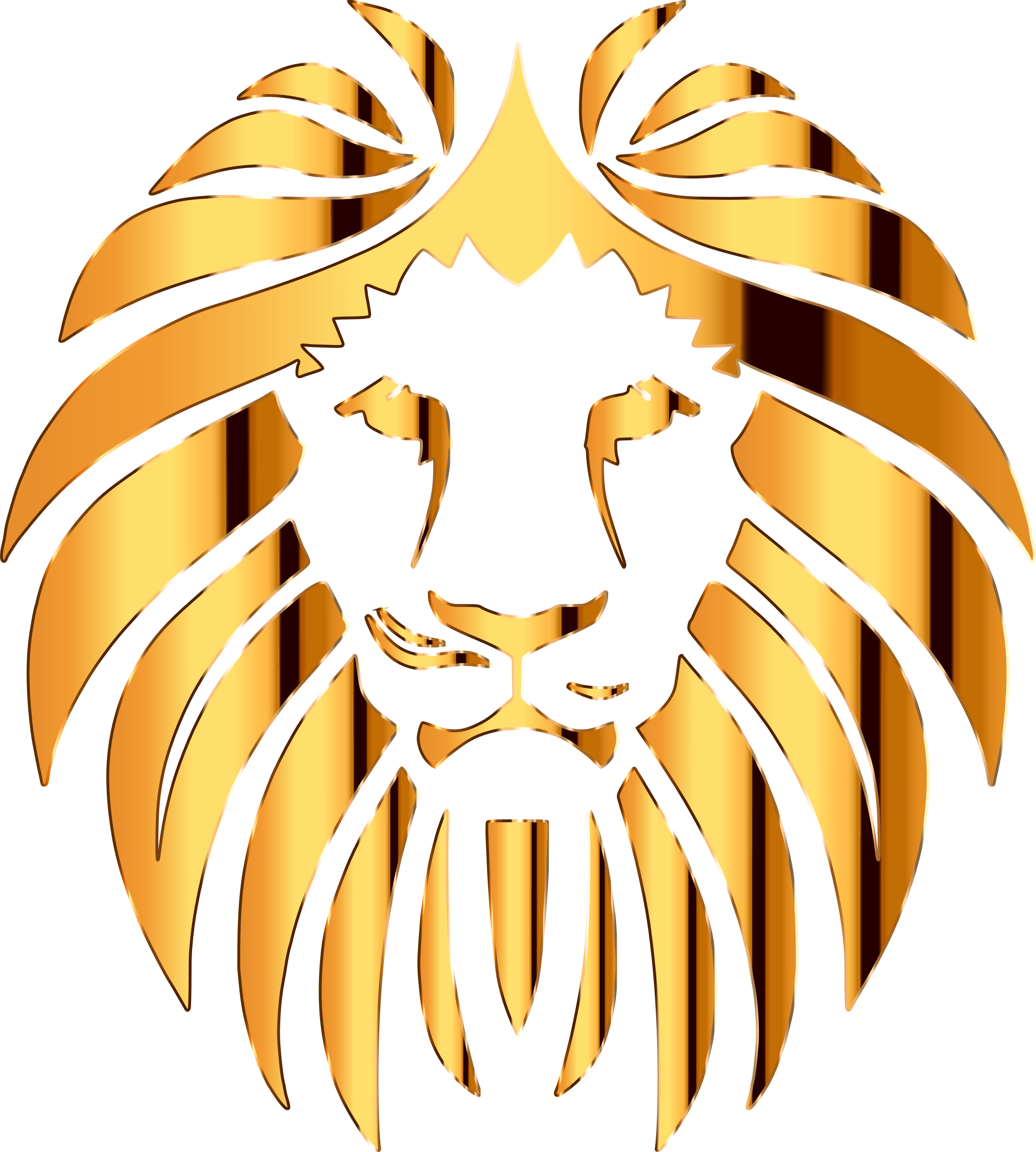 32+ Gold Lion Logo With Crown PNG - image analysis online