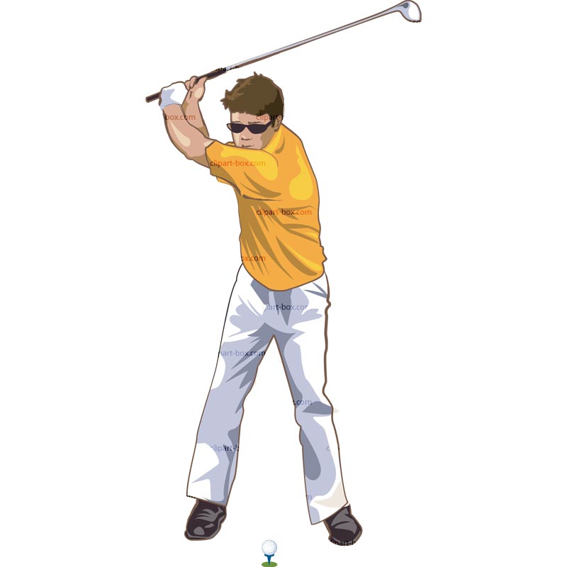 Golf player clipart - Clipground