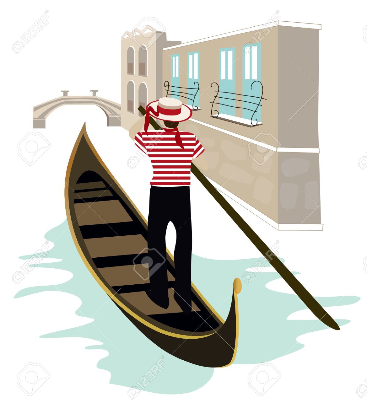 free clipart canal boat - photo #31